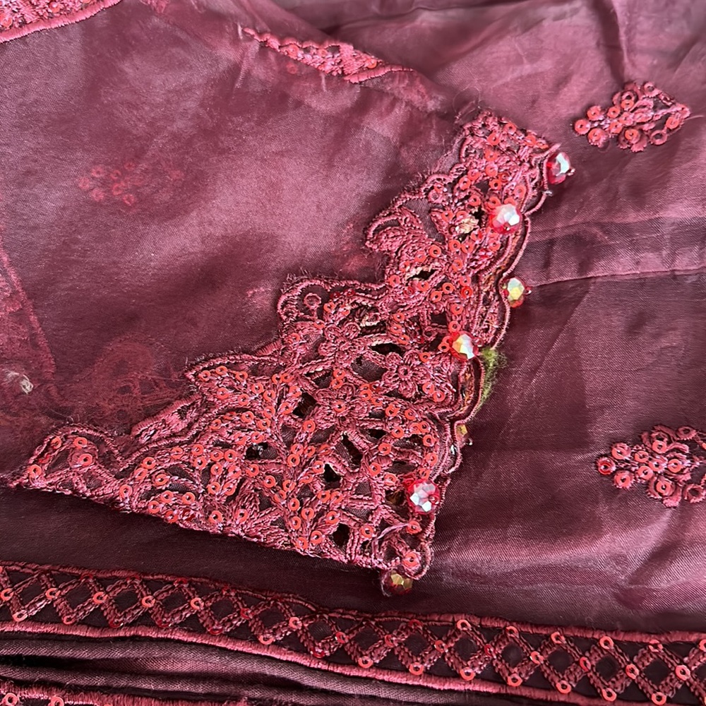 Pakistani Fancy DresS long Gown style VANYA - Picture 9 of 13